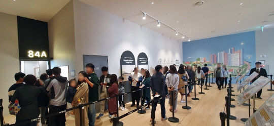 e편한세상 거제 유로아일랜드 모델하우스 전경. <대림산업 제공>